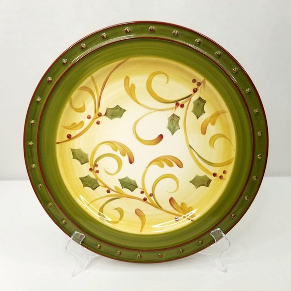 Demdaco Crimson Berries Chop Plate Round Platter - Picture 7 of 7
